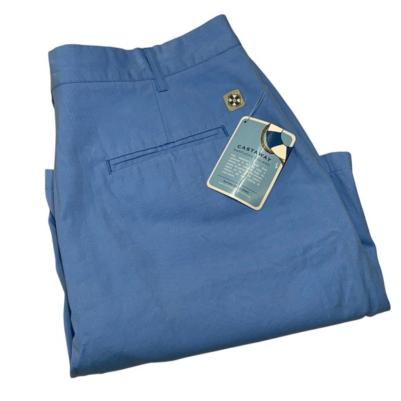 Castaway Nantucket Island Cisco Shorts Mens 36 Periwinkle Blue Cotton NWT Preppy